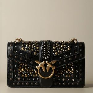 Pinko Love Icon Bag In Studs (small size)